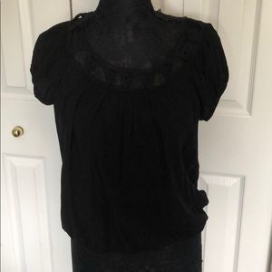 Black Rayon Blouse